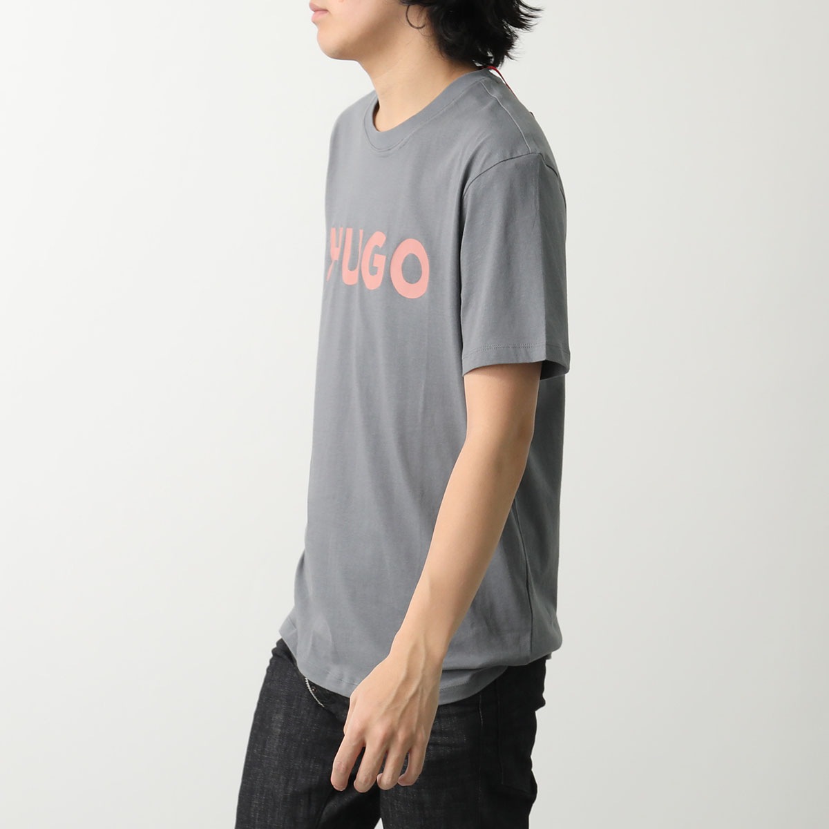 HUGO BOSS ヒューゴボス Tシャツ Dulivio デュリビオ 50467556 メンズ 半袖 コットンジャージー クルーネック ロゴ カラー5色