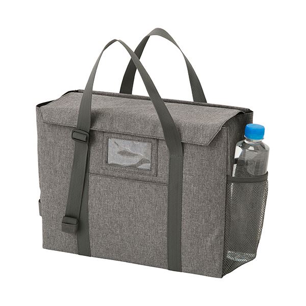 （まとめ）ナカバヤシ オリパクトオフィスキャリングトート グレー NOP-T01GY 1個(×5セット)