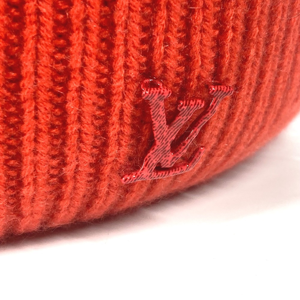 ニット帽 M77949 ビーニー・LV アヘッド. ビーニー 帽子 ニット帽 ニットキャップ カシミヤ レッド