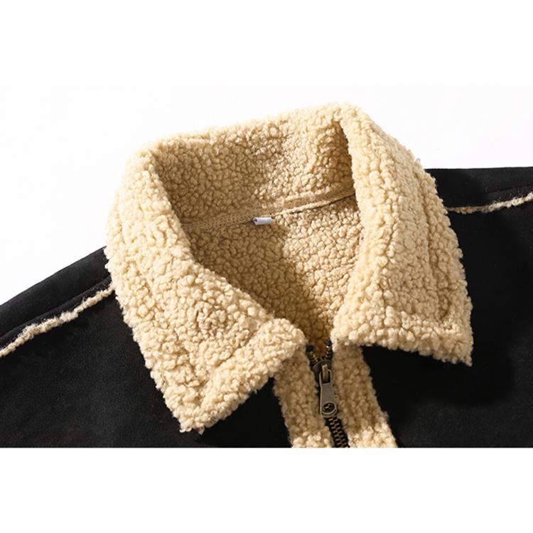 ムートンコート ボアコート 防寒着 ボアジャケット メンズ 冬物 厚手 裏起毛 暖かい かっこいい 保温 秋冬 アウトドア