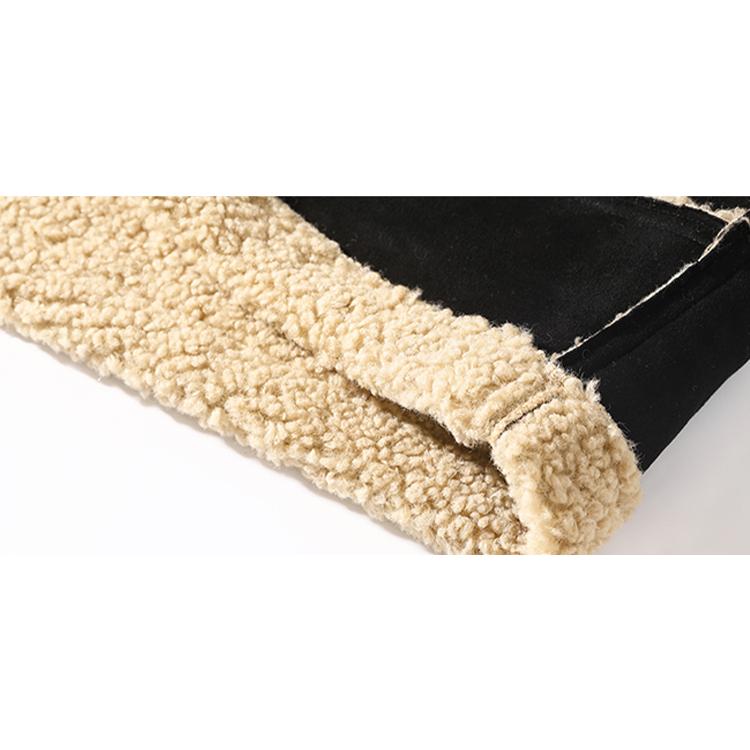 ムートンコート ボアコート 防寒着 ボアジャケット メンズ 冬物 厚手 裏起毛 暖かい かっこいい 保温 秋冬 アウトドア