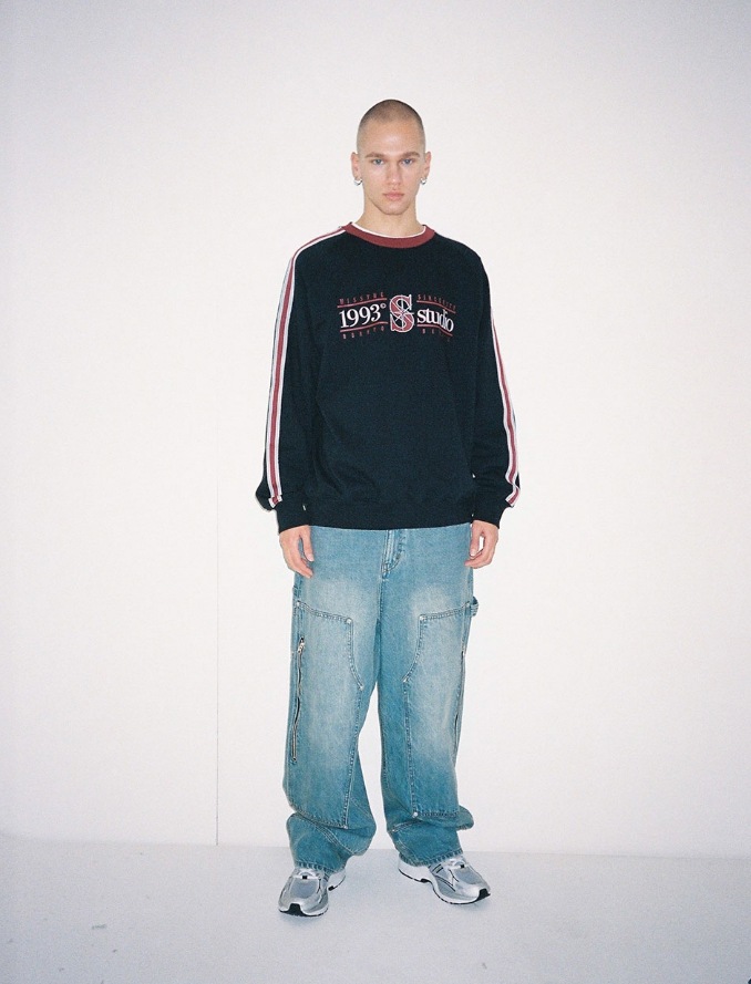 [1993studio] Star Trek Raglan Sweatshirt