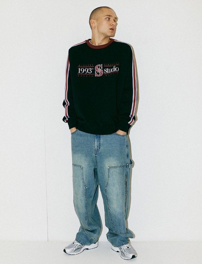 [1993studio] Star Trek Raglan Sweatshirt