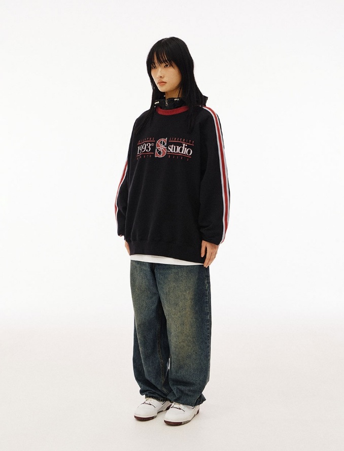 [1993studio] Star Trek Raglan Sweatshirt