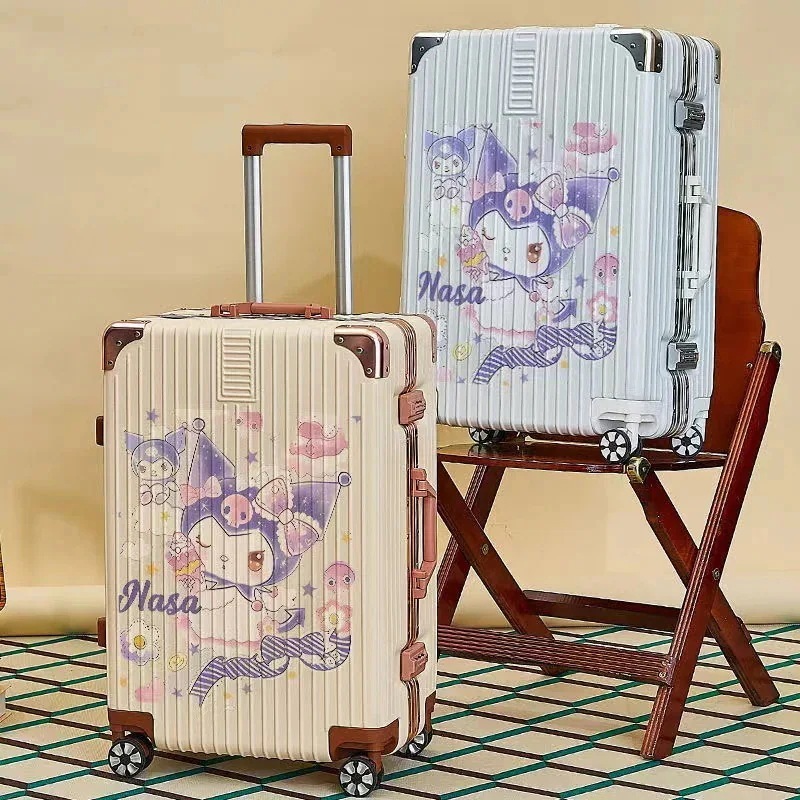 サンリオスーツケースの女性紫クロミ学生にはスーツケースのパスワードトランクが必要だ