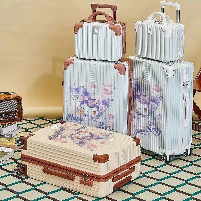 サンリオスーツケースの女性紫クロミ学生にはスーツケースのパスワードトランクが必要だ