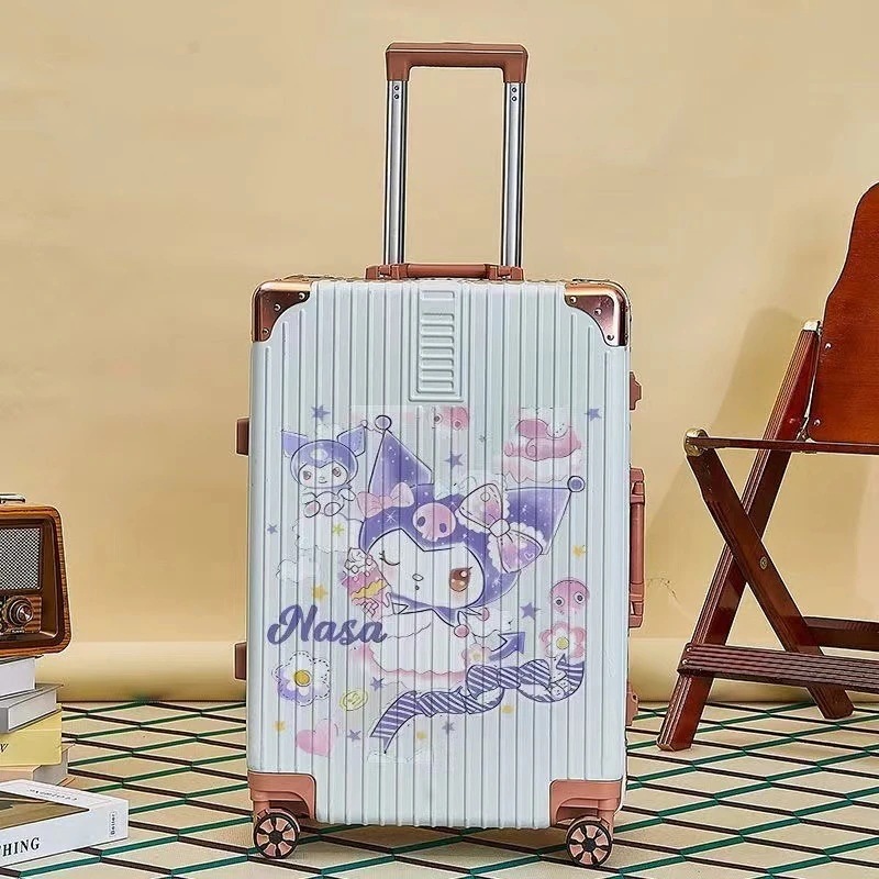 サンリオスーツケースの女性紫クロミ学生にはスーツケースのパスワードトランクが必要だ