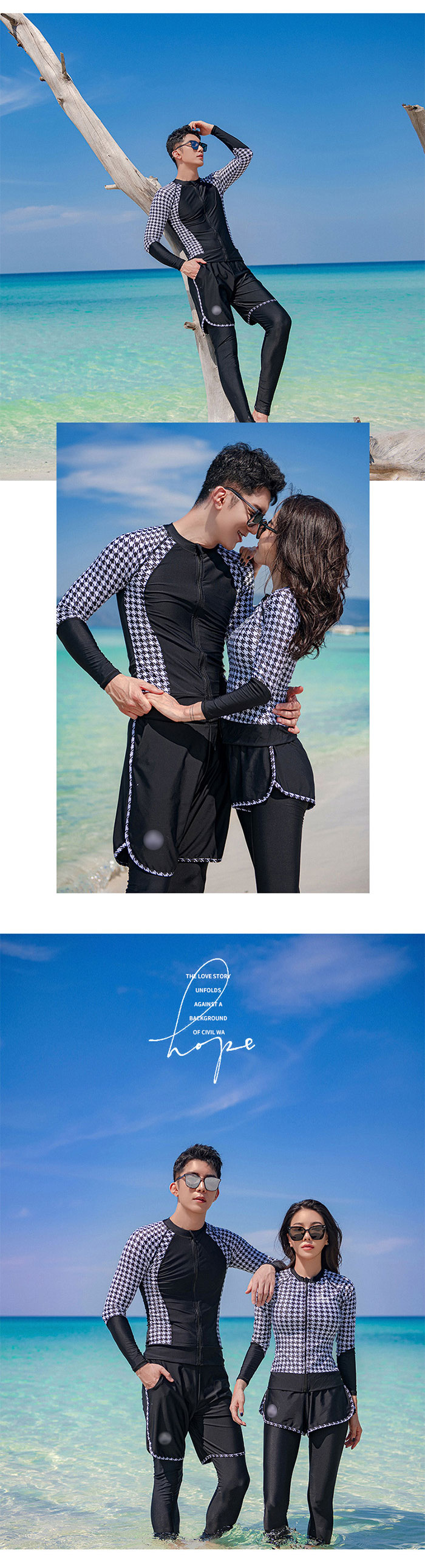 [3日内に発送]ラッシュガード 長袖 水着 セパレート レディース フィットネス水着 上下セット メンズ スイムウェア 大きいサイズ タンキニ 体型カバー 男 女 日焼け防止 服 UVカット 吸水 速