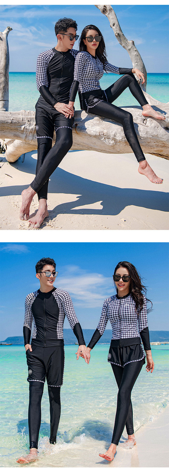 [3日内に発送]ラッシュガード 長袖 水着 セパレート レディース フィットネス水着 上下セット メンズ スイムウェア 大きいサイズ タンキニ 体型カバー 男 女 日焼け防止 服 UVカット 吸水 速