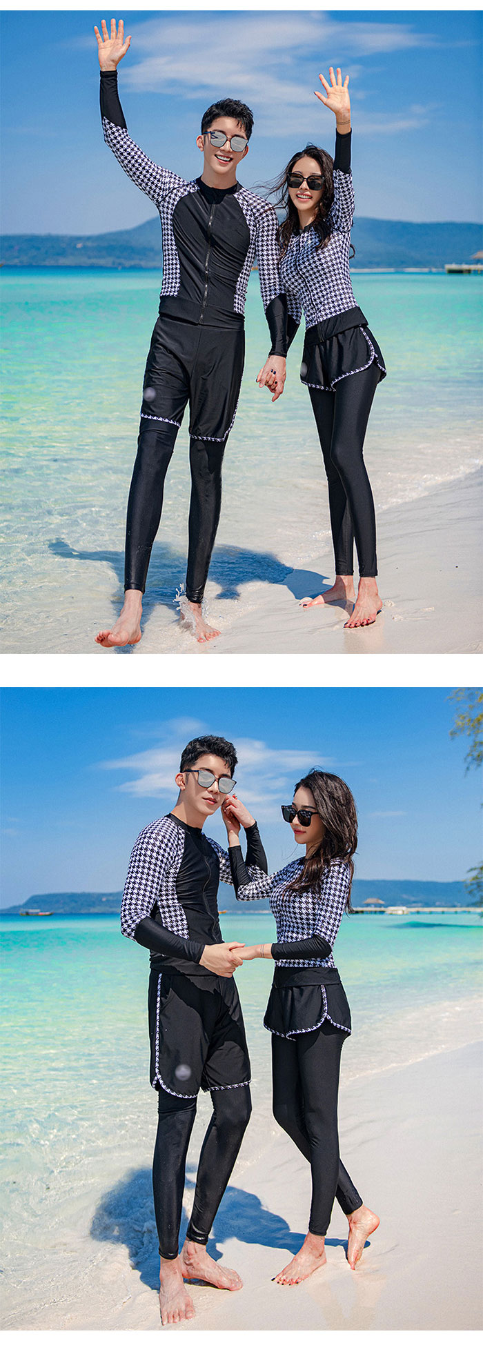 [3日内に発送]ラッシュガード 長袖 水着 セパレート レディース フィットネス水着 上下セット メンズ スイムウェア 大きいサイズ タンキニ 体型カバー 男 女 日焼け防止 服 UVカット 吸水 速