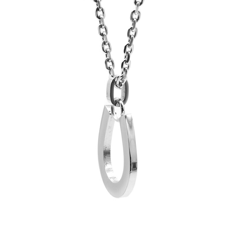 LH-1 プレーン ホースシューネックレス サージカルステンレス316L 金属アレルギー対応 03NE0475SV ステンレスネックレス 馬蹄 メンズ 人 LH-1 プレーン ホースシューネックレス サージカルステンレス316L 金属アレルギー対応 03NE0475SV ステンレスネックレス 馬蹄 メンズ 人