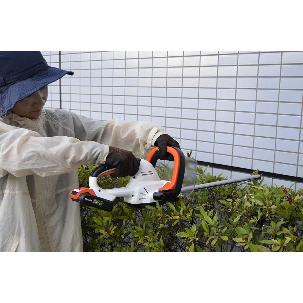 工進(KOSHIN) 18V 充電式 ヘッジトリマ SHT-1820 バッテリー・充電器付 奥行18.5×高さ18×幅80.5cm 工進(KOSHIN) 18V 充電式 ヘッジトリマ SHT-1820 バッテリー・充電器付 奥行18.5×高さ18×幅80.5cm