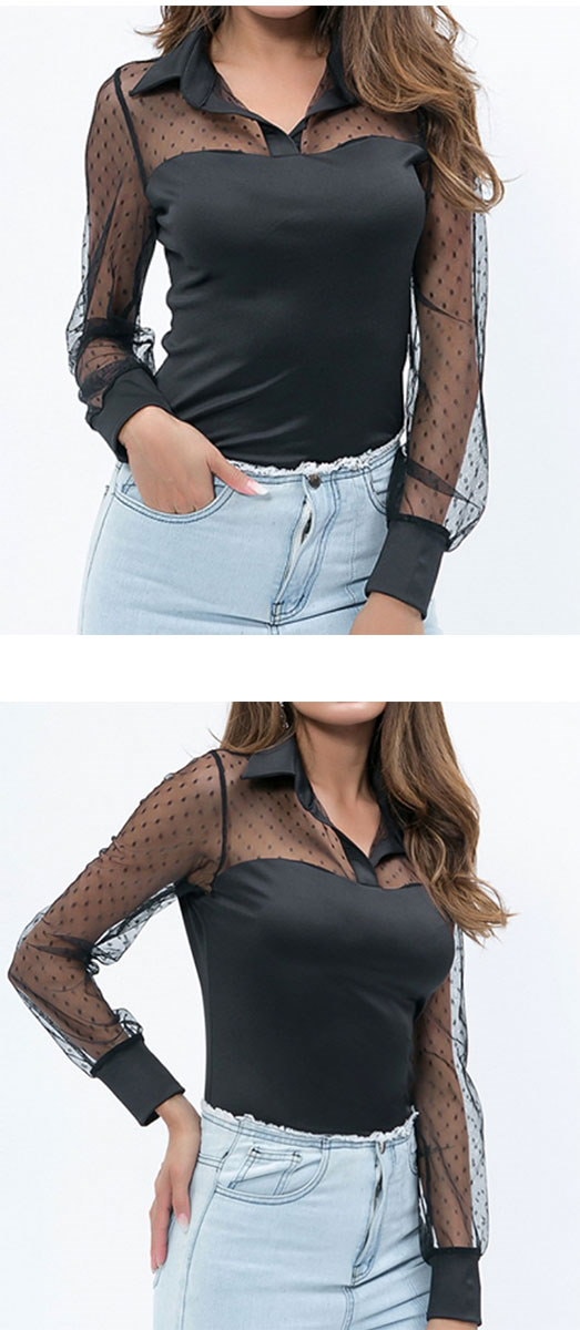 クレージュ 2nd Skin シースルー長袖トップ ブラック XS 6.6万円 Qoo10