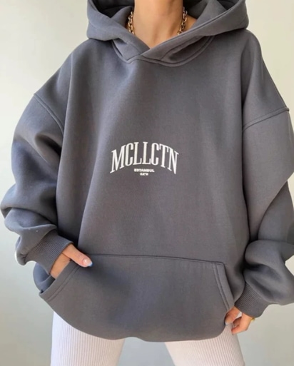 カジュアルファッションレタープリントeBayトップ長袖フード付きスウェットシャツ女360