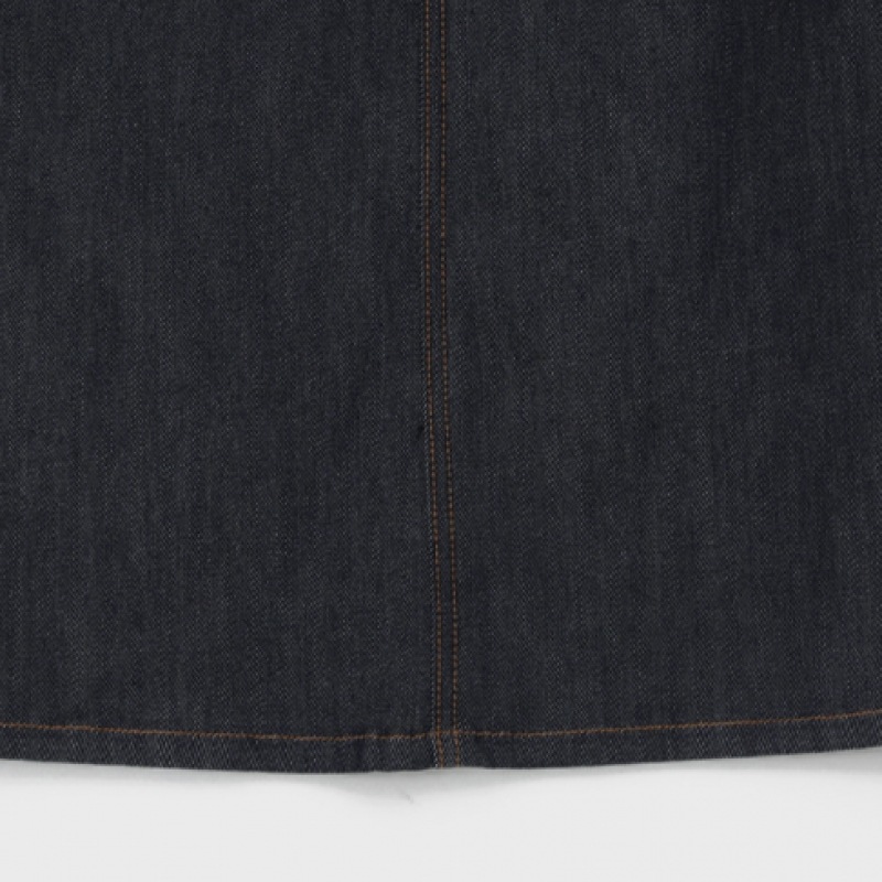 Black Up [秋新品] ラタンデニムロングスカート