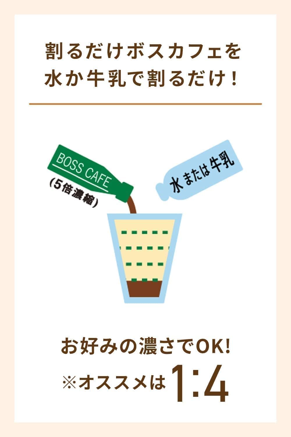 サントリー 割るだけクラフトボスカフェ 無糖 濃縮 コーヒー 340ml ×24本 液体 サントリー 割るだけクラフトボスカフェ 無糖 濃縮 コーヒー 340ml ×24本 液体