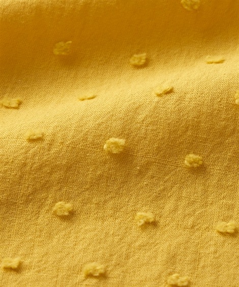 シャツブラウス 綿100%ドット柄ロングカーディガン Otona Purete シャツブラウス 綿100%ドット柄ロングカーディガン Otona Purete