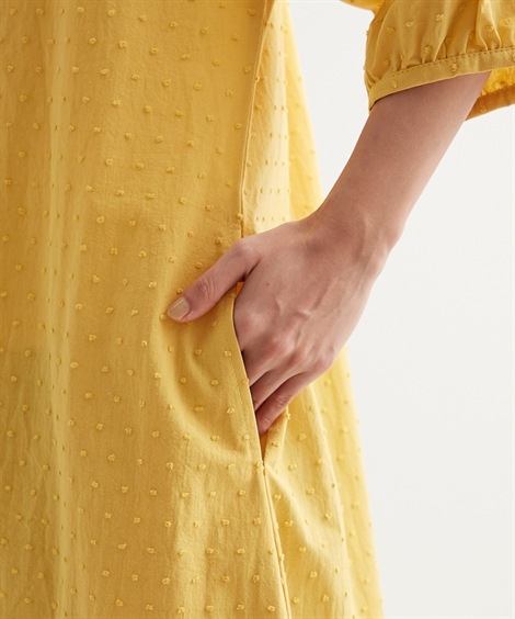 シャツブラウス 綿100%ドット柄ロングカーディガン Otona Purete シャツブラウス 綿100%ドット柄ロングカーディガン Otona Purete