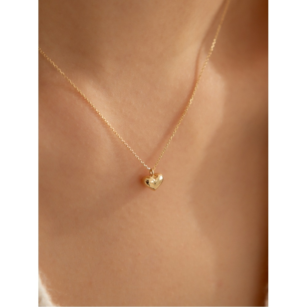 LUNNE 14k フルハートネックレス (14k ゴールド) LFN24 LUNNE 14k フルハートネックレス (14k ゴールド) LFN24