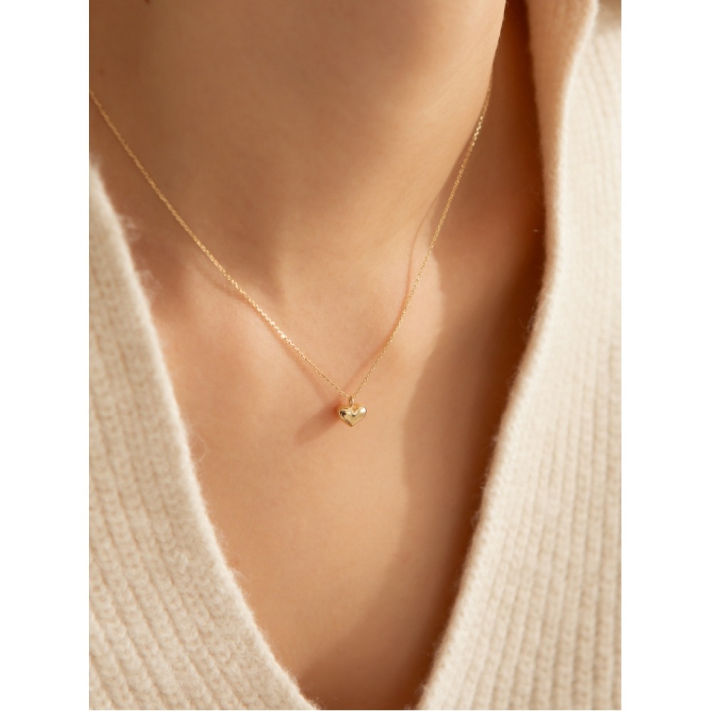 LUNNE 14k フルハートネックレス (14k ゴールド) LFN24 LUNNE 14k フルハートネックレス (14k ゴールド) LFN24