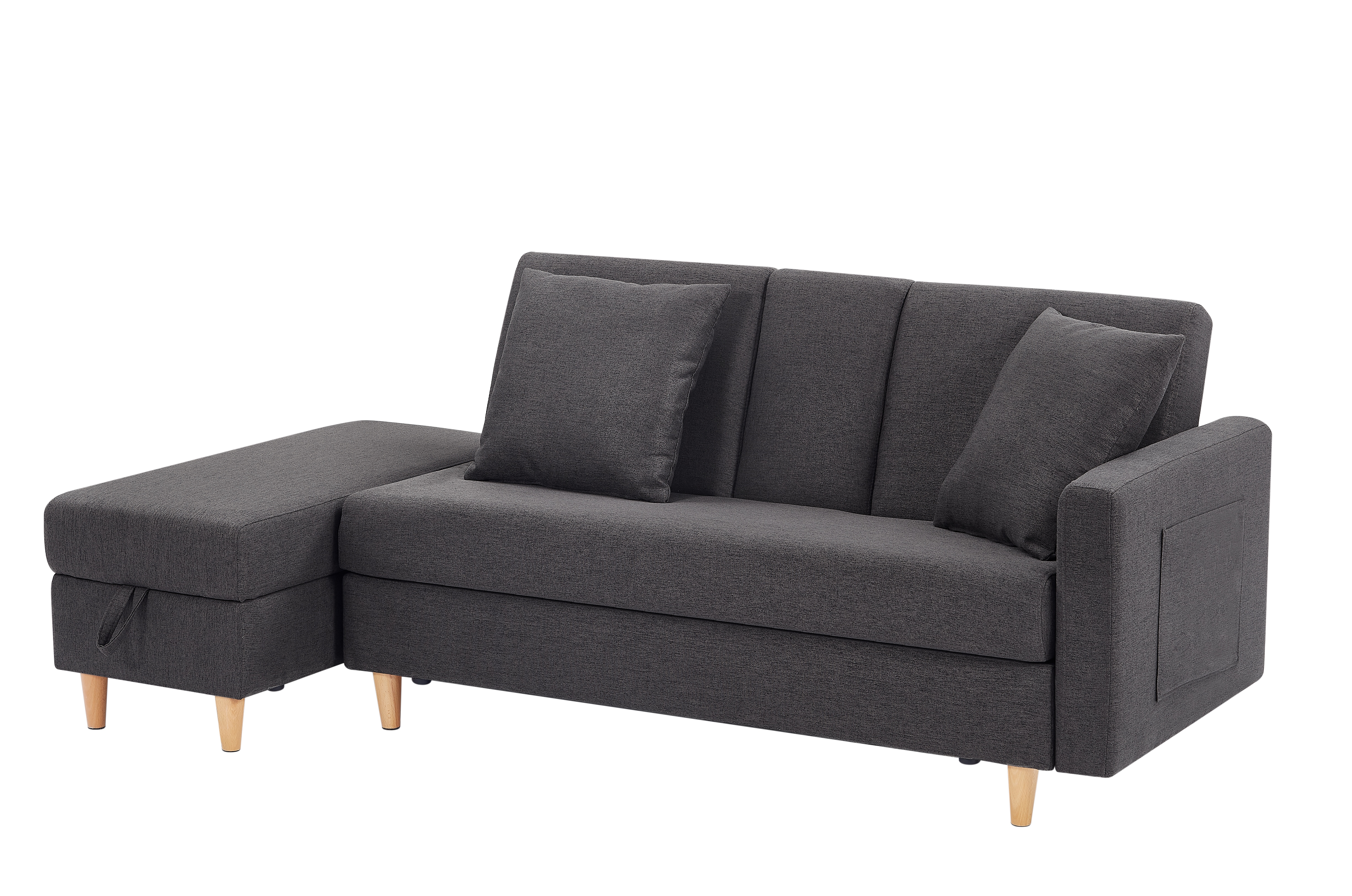 【国内出荷 - 3日配達】ソファ ソファーベッド カウチソファ 3人掛け オットマン付き 多機能ソファ 左右側とも取り付けるアームレスト たくさん収納 レイアウト自由 クッション2個759 【国内出荷 - 3日配達】ソファ ソファーベッド カウチソファ 3人掛け オットマン付き 多機能ソファ 左右側とも取り付けるアームレスト たくさん収納 レイアウト自由 クッション2個759