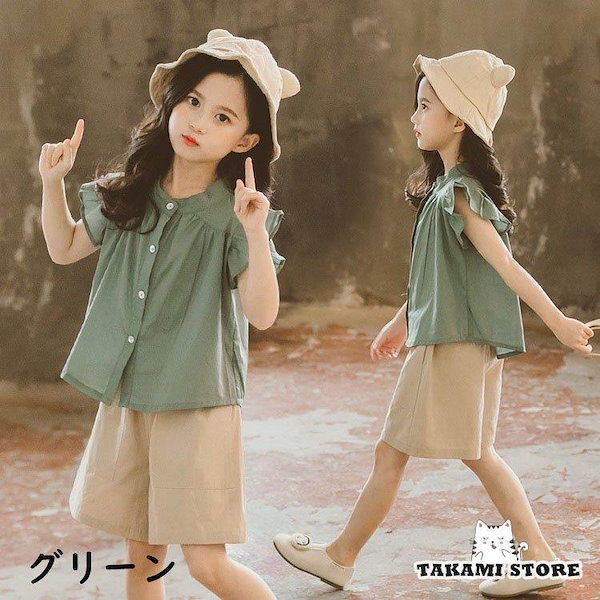 Qoo10] 子供服 セットアップ 夏 韓国子供服 女