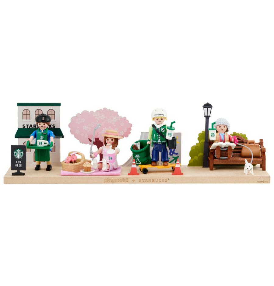 プレイモービル フィギュア スタンド A (ジニー, ベラ, ピーター, マリー 専用) 韓国スターバ グッズ