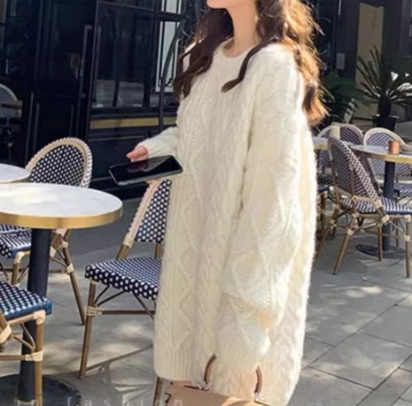 レディース ワンピース プルオーバー ニットワンピ ミニ ショート 長袖 ラウンドネック ストレート 厚手 ケーブルニット かわいい シンプル カジュアル おしゃれ ラフ ガーリー ルーズ ラブリー レディース ワンピース プルオーバー ニットワンピ ミニ ショート 長袖 ラウンドネック ストレート 厚手 ケーブルニット かわいい シンプル カジュアル おしゃれ ラフ ガーリー ルーズ ラブリー