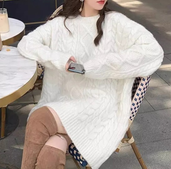 レディース ワンピース プルオーバー ニットワンピ ミニ ショート 長袖 ラウンドネック ストレート 厚手 ケーブルニット かわいい シンプル カジュアル おしゃれ ラフ ガーリー ルーズ ラブリー レディース ワンピース プルオーバー ニットワンピ ミニ ショート 長袖 ラウンドネック ストレート 厚手 ケーブルニット かわいい シンプル カジュアル おしゃれ ラフ ガーリー ルーズ ラブリー