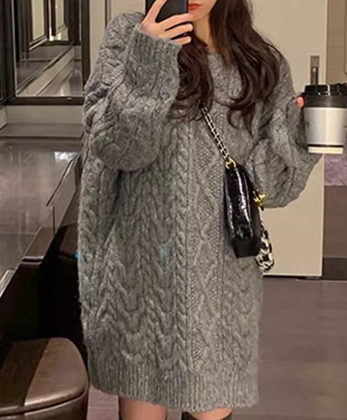 レディース ワンピース プルオーバー ニットワンピ ミニ ショート 長袖 ラウンドネック ストレート 厚手 ケーブルニット かわいい シンプル カジュアル おしゃれ ラフ ガーリー ルーズ ラブリー レディース ワンピース プルオーバー ニットワンピ ミニ ショート 長袖 ラウンドネック ストレート 厚手 ケーブルニット かわいい シンプル カジュアル おしゃれ ラフ ガーリー ルーズ ラブリー