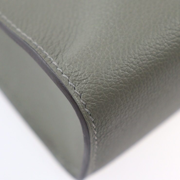新古未使用展示品 HERMES エルメス セカンドバッグ エバーカラー グリメイヤー シルバー金具 クラッチバッグ シェーヌダンクル B刻印 本物保証 中古