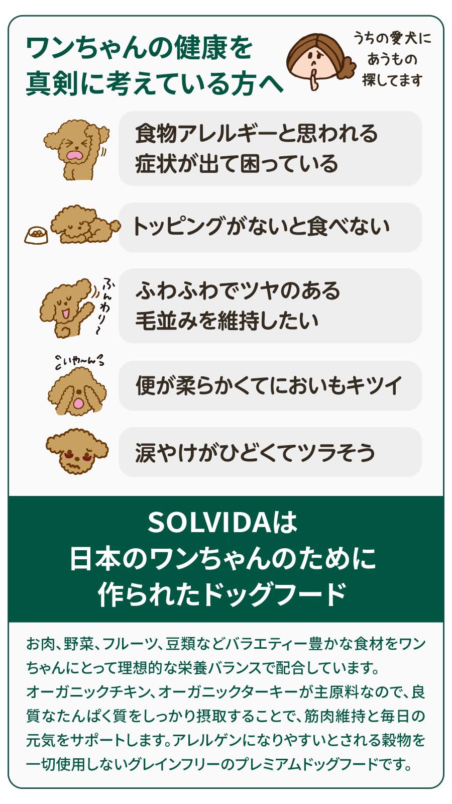 ソルビダ グレインフリー チキン 室内飼育体重管理用 5.8kg
