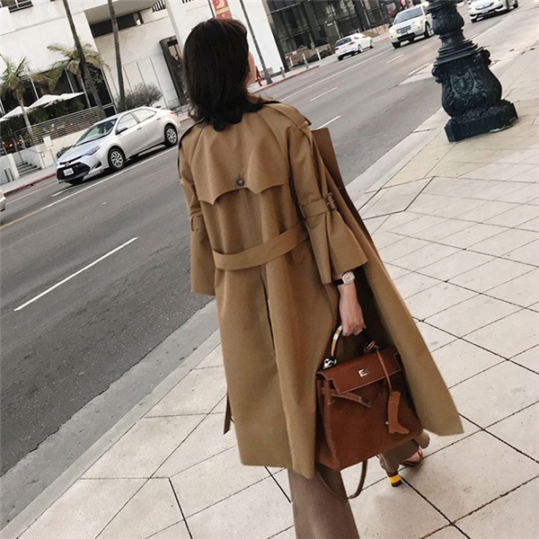 トレンチコート レディース コート アウター ゆったり トップス 長袖 スプリングコート 大きいサイ トレンチコート レディース コート アウター ゆったり トップス 長袖 スプリングコート 大きいサイ