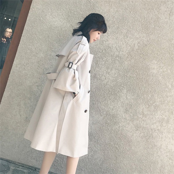 トレンチコート レディース コート アウター ゆったり トップス 長袖 スプリングコート 大きいサイ トレンチコート レディース コート アウター ゆったり トップス 長袖 スプリングコート 大きいサイ