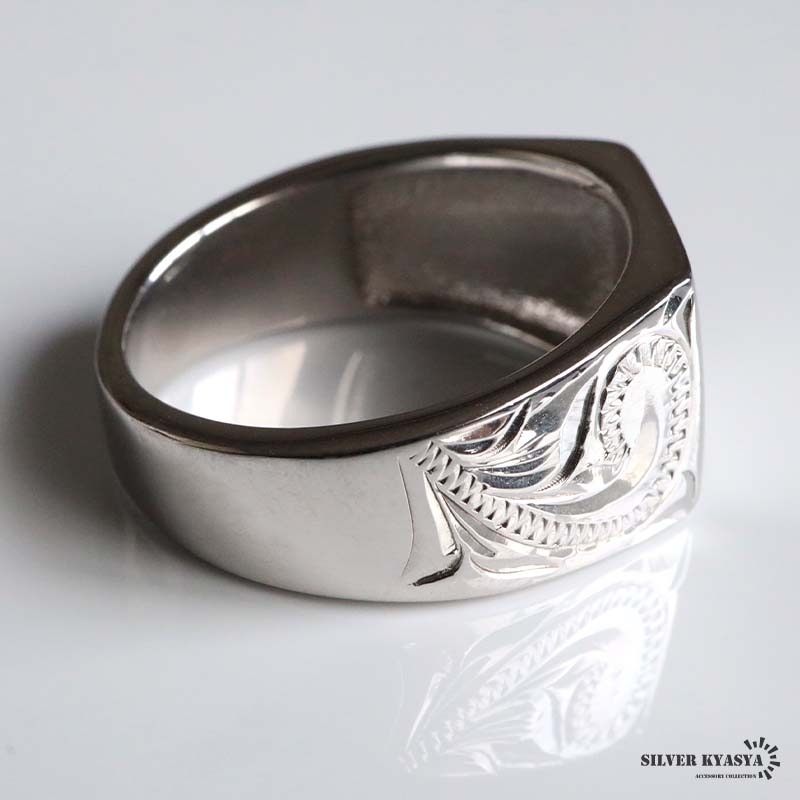 シルバー925 ハワイアン印台リング [rs232]