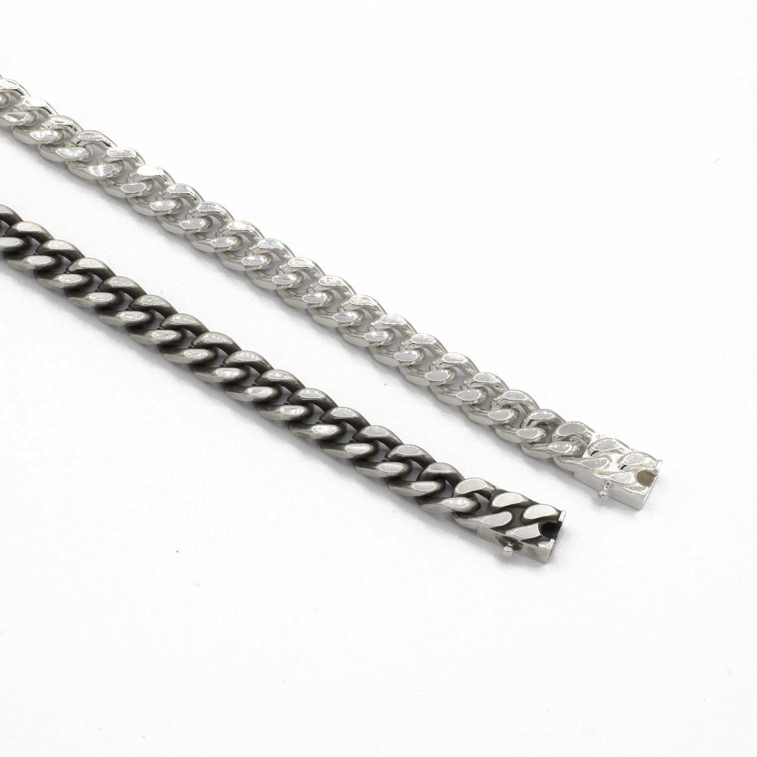 シルバー925 燻し銀 喜平ブレスレット 長さ16cm-20cm 銀 幅8.3mm 厚み4.1mm シルバー925 燻し銀 喜平ブレスレット 長さ16cm-20cm 銀 幅8.3mm 厚み4.1mm