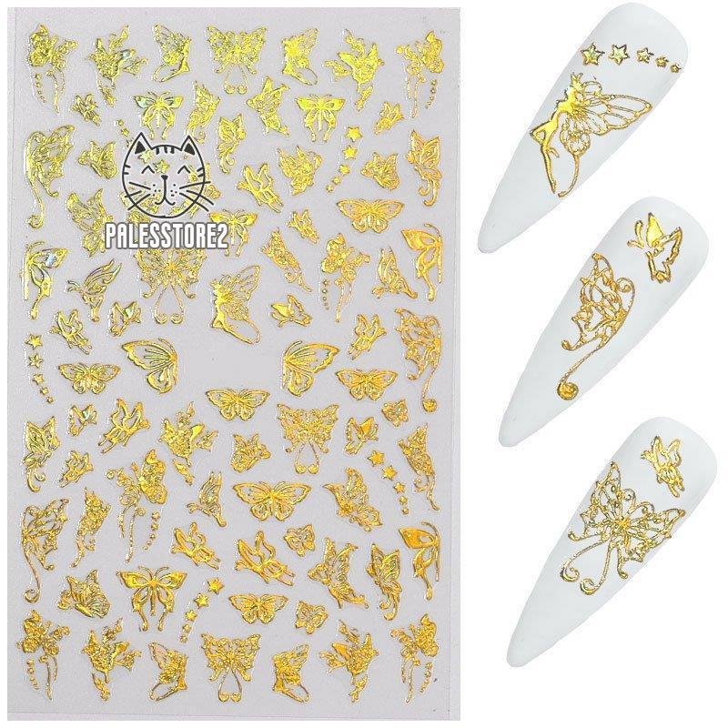SPEネイル ネイルシール パーツ デコパーツ セルフネイル ネイル シール 蝶々 バタフライ キラキラ 簡単 ネイルステッカー ゴールド ナチュラル SPEネイル ネイルシール パーツ デコパーツ セルフネイル ネイル シール 蝶々 バタフライ キラキラ 簡単 ネイルステッカー ゴールド ナチュラル