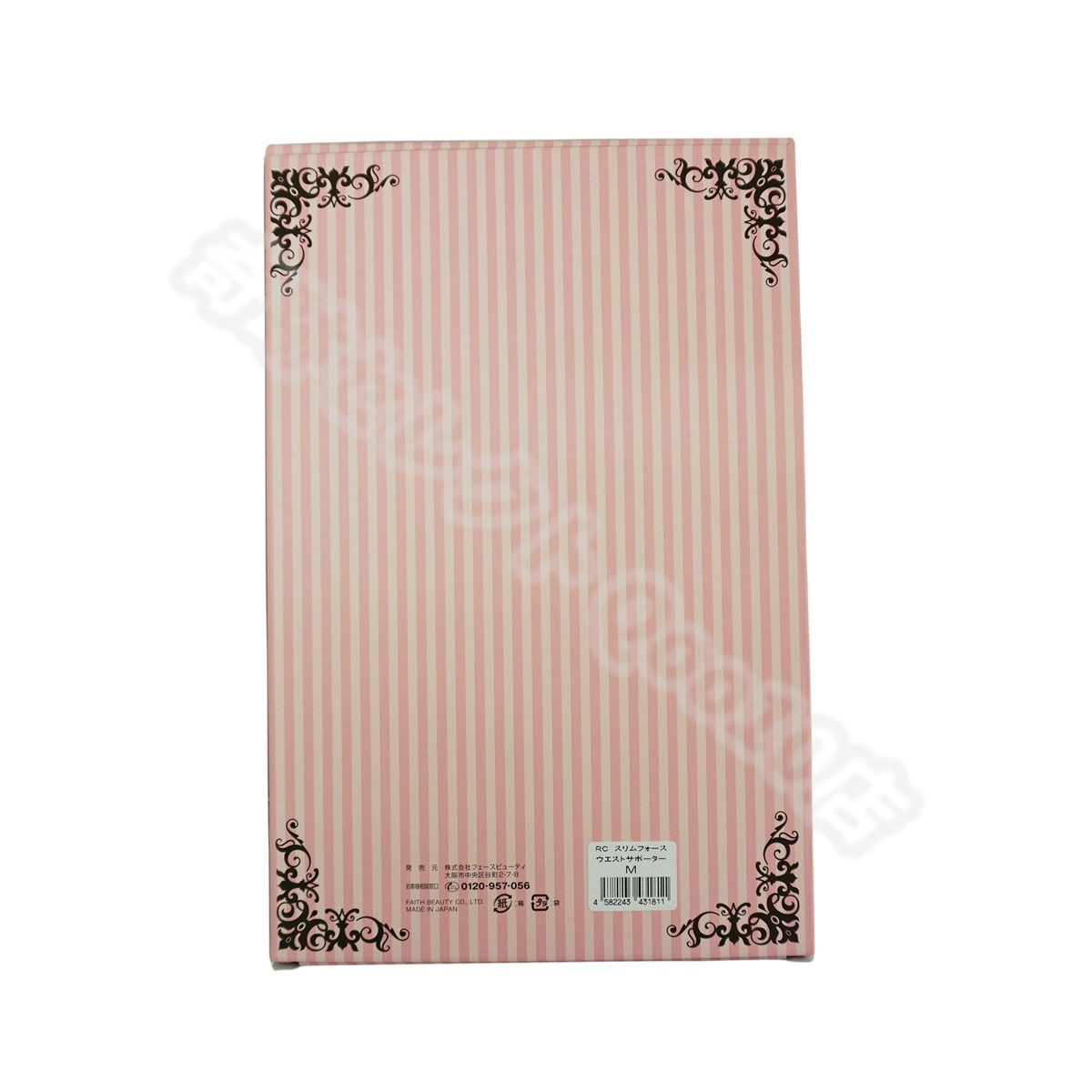 FAITH ロマンスシェレーヌ スリムフォース ウエストサポーター M L ブラック FAITH ロマンスシェレーヌ スリムフォース ウエストサポーター M L ブラック