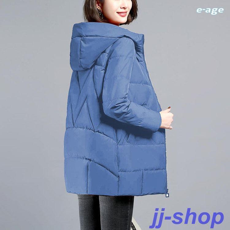 新入庫 ダウンコート レディース 秋冬アウター フード付き ダウン コート ダウンジャケット 中綿 ロングコート 防寒 あったか おしゃれ 可愛い