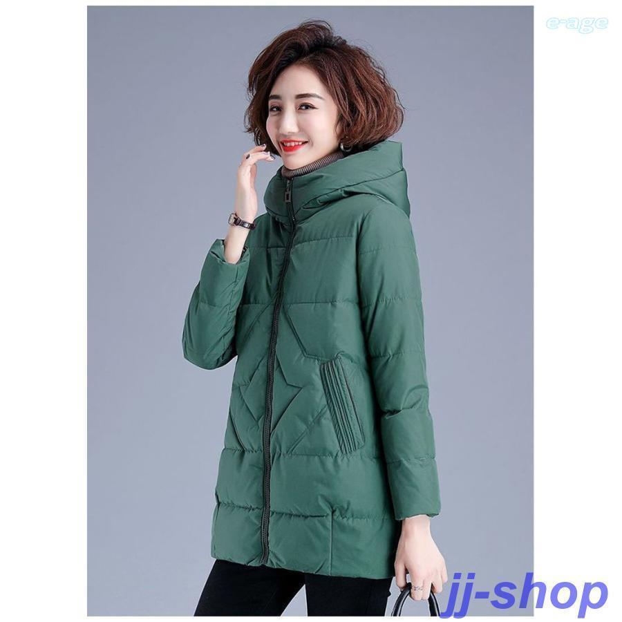 新入庫 ダウンコート レディース 秋冬アウター フード付き ダウン コート ダウンジャケット 中綿 ロングコート 防寒 あったか おしゃれ 可愛い