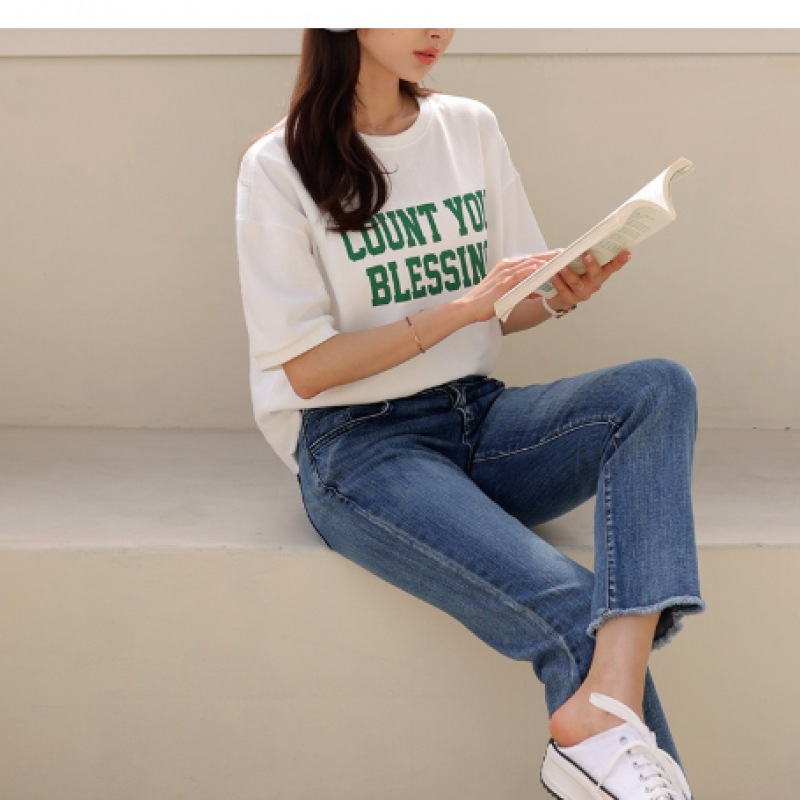 クリック&ファニーユアーズレタリングスウェットシャツ クリック&ファニーユアーズレタリングスウェットシャツ