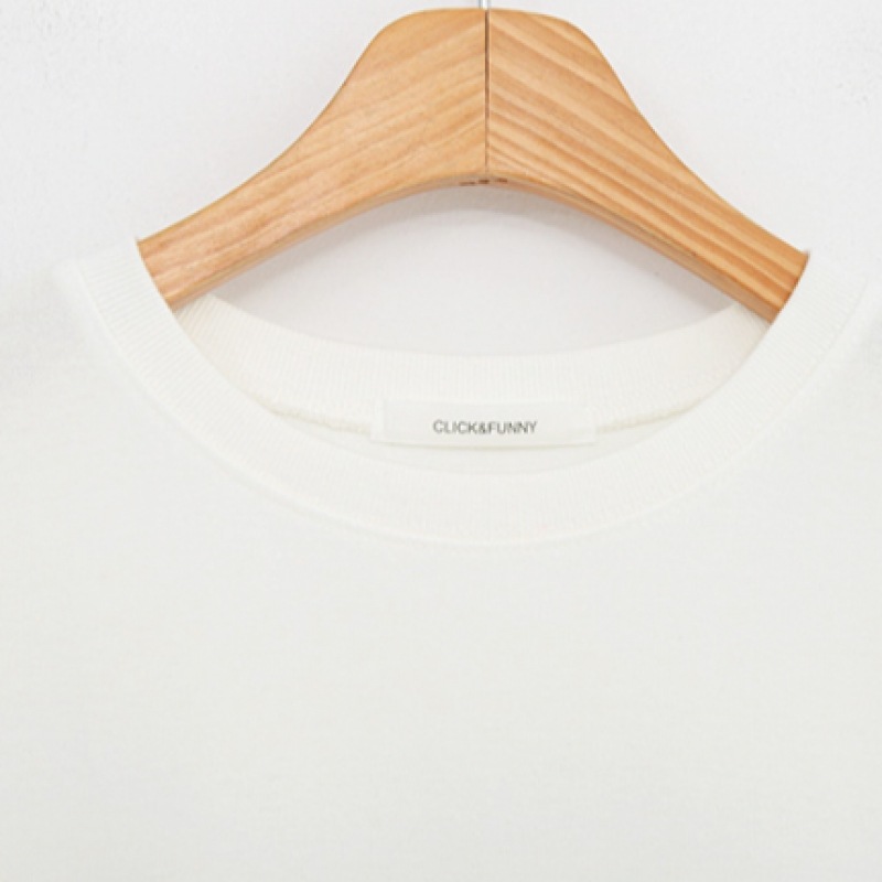 クリック&ファニーユアーズレタリングスウェットシャツ クリック&ファニーユアーズレタリングスウェットシャツ