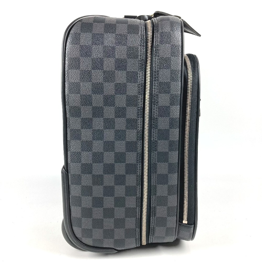 キャリーバッグ N23206 パイロットケース ダミエグラフィット 2輪 スーツケース トラベルバッグ 旅行バッグ ダミエグラフィットキャンバス ブラック_3