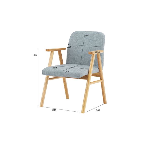 ダイニングチェア/食卓椅子 : 家具・インテリア ライトグレー... 最新品