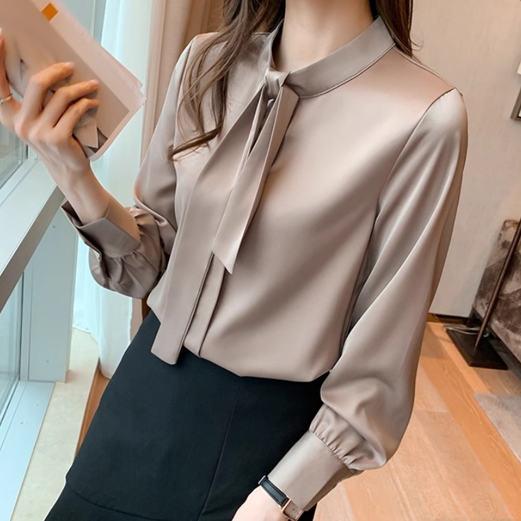 レディース トップス シャツ ブラウス サテンシャツ スタンドカラー 長袖 リボン サテン かわいい 大人可愛い きれいめ シンプル 上品 おしゃれ かっこいい レトロ こなれ感 ラフ ルーズ 個性的 レディース トップス シャツ ブラウス サテンシャツ スタンドカラー 長袖 リボン サテン かわいい 大人可愛い きれいめ シンプル 上品 おしゃれ かっこいい レトロ こなれ感 ラフ ルーズ 個性的