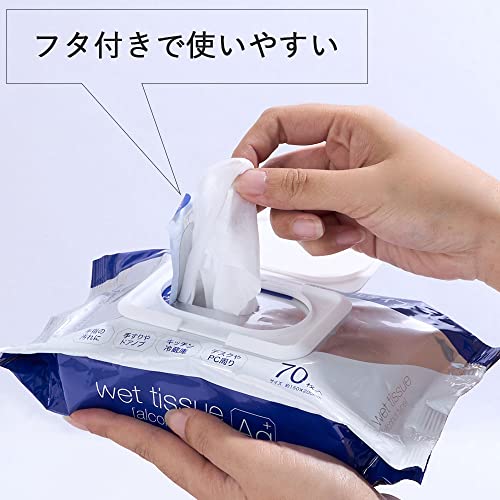 【NISYO】アルコール 除菌 ウェットティッシュ 除菌シート 大判 厚手 ウェットティッシュ 銀イオン-アロエ