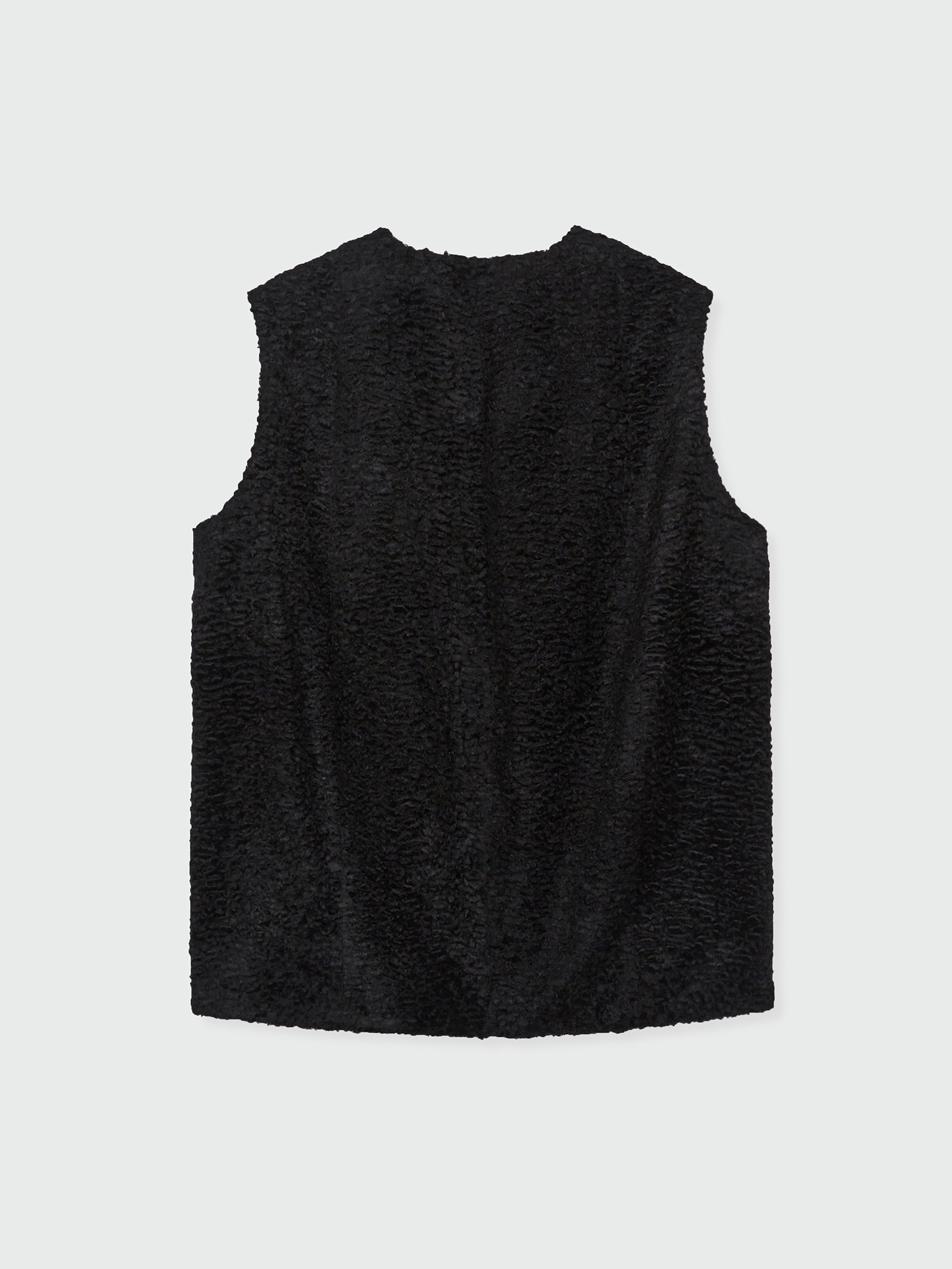 【EENK】送料/関税込 24FW ZIVE Crewneck Waistcoat - Black 【EENK】送料/関税込 24FW ZIVE Crewneck Waistcoat - Black