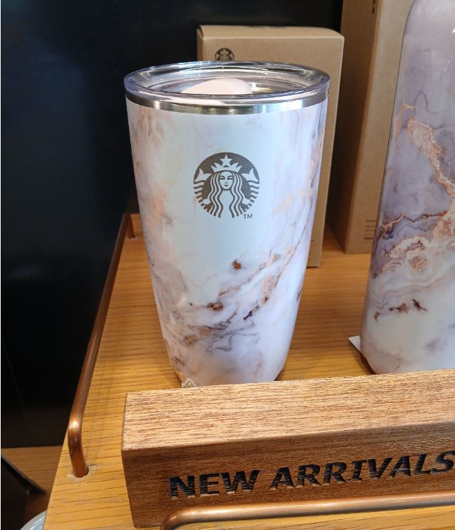 [韓国正規品]SS スウェル マーブル タンブラー 532ml/韓国人気スターバックスタンブラー/ペンギンブックスコラボ