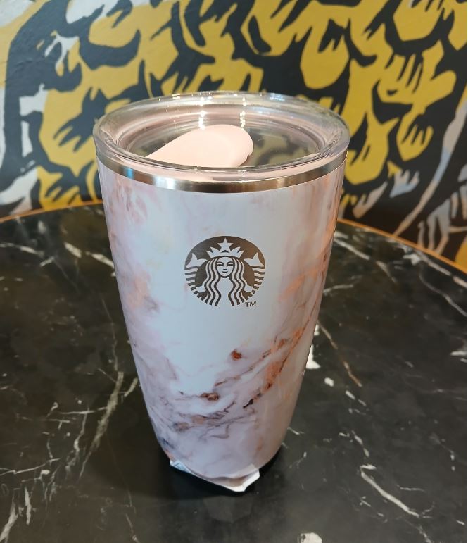 [韓国正規品]SS スウェル マーブル タンブラー 532ml/韓国人気スターバックスタンブラー/ペンギンブックスコラボ