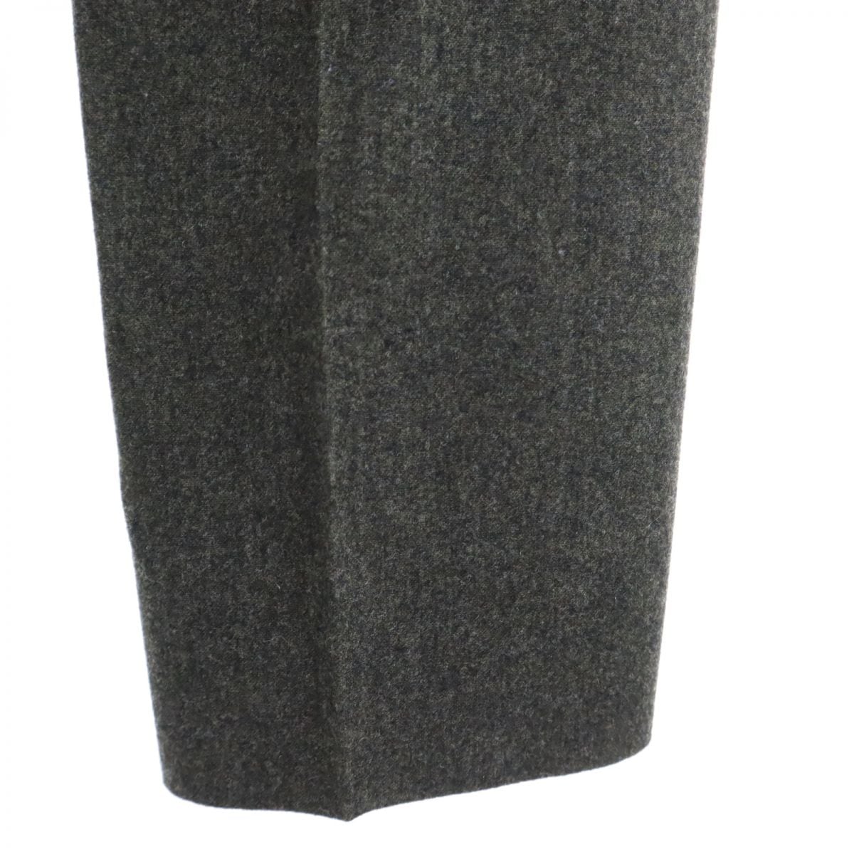 未使用 サルヴァトーレフェラガモ イタリア製 ウールブレンド スラックスパンツ 38 グレー系 Salvatore Ferragamo タグ付き レディース